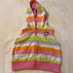 Carter’s  girl zipper up vest size 3M